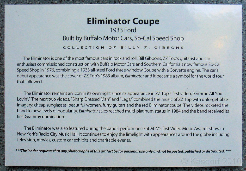 Rock n Roll Hall of Fame 2010 241.jpg - The Rock 'N Roll Hall of Fame in Cleveland Ohio. We made a day trip visit May 30, 2010. Bigger than I expected, with lots to see.